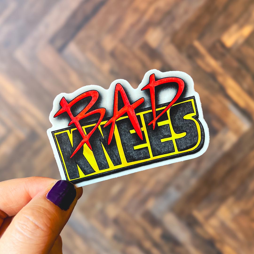 Bad Knees Sticker