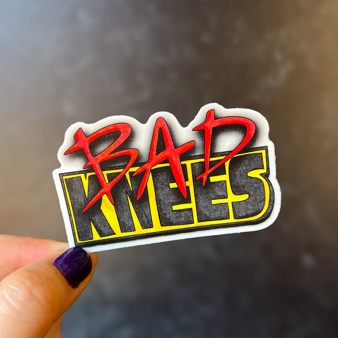 Bad Knees Sticker