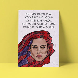 Cara Maria Birthday Card