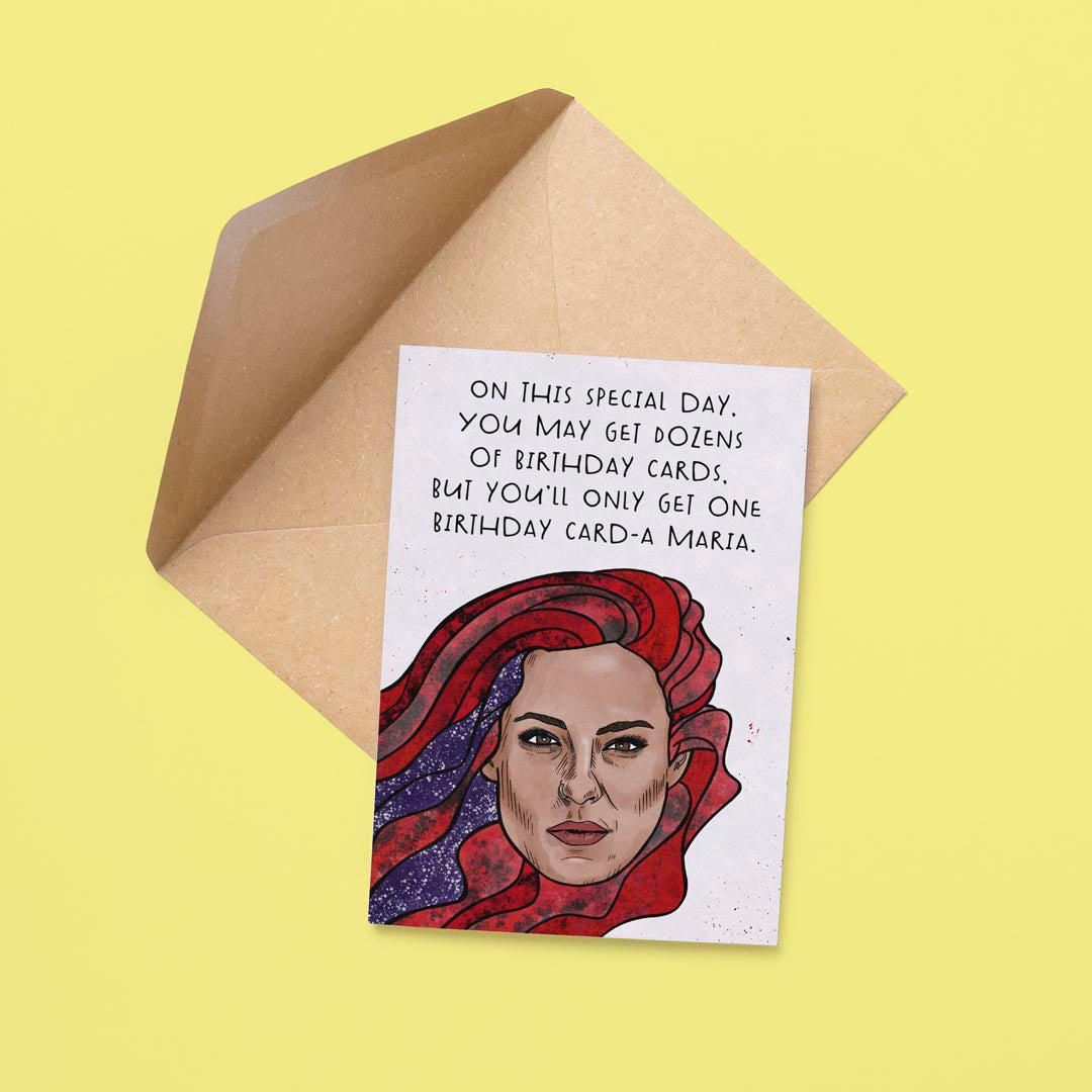 Cara Maria Birthday Card