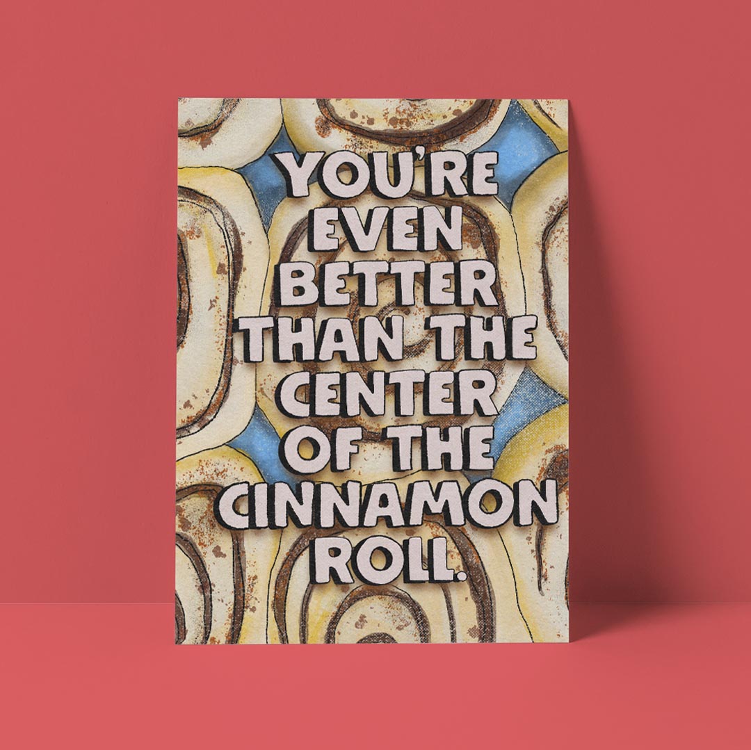 Cinnamon Roll Card