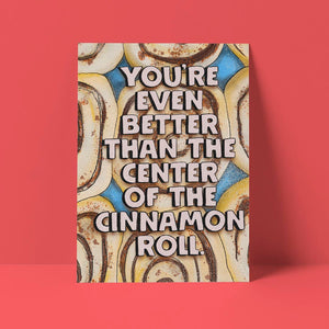 Cinnamon Roll Card