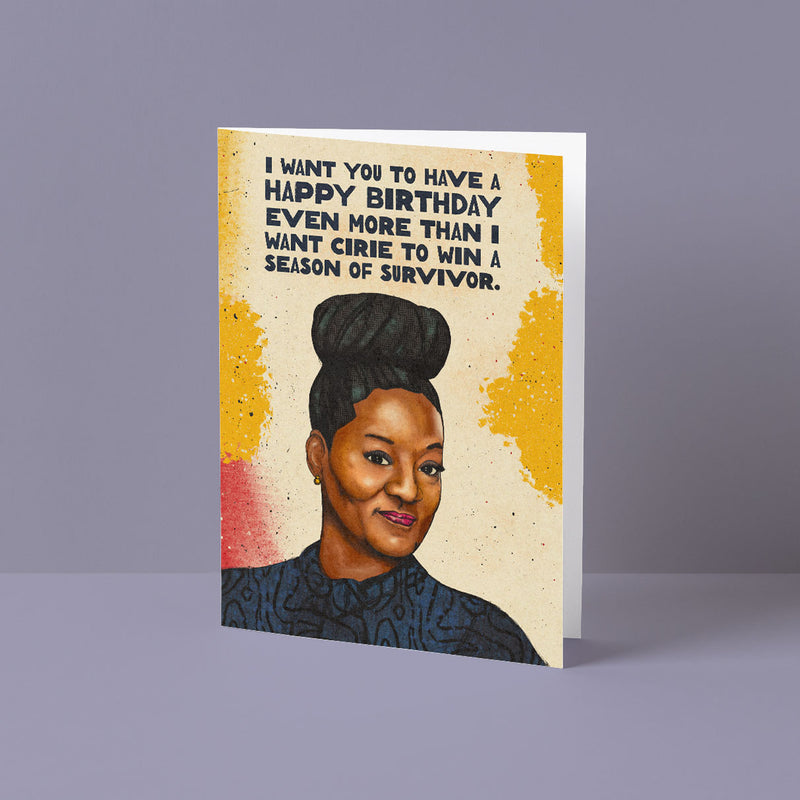 Cirie Birthday Card