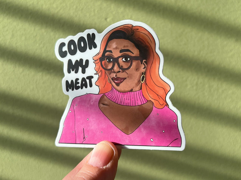 Cook My Meat Sticker