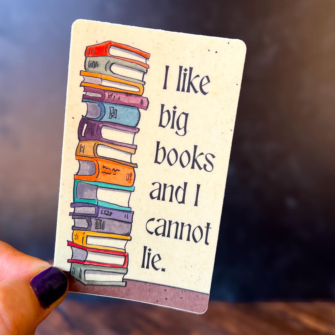 I Like Big Books Sticker