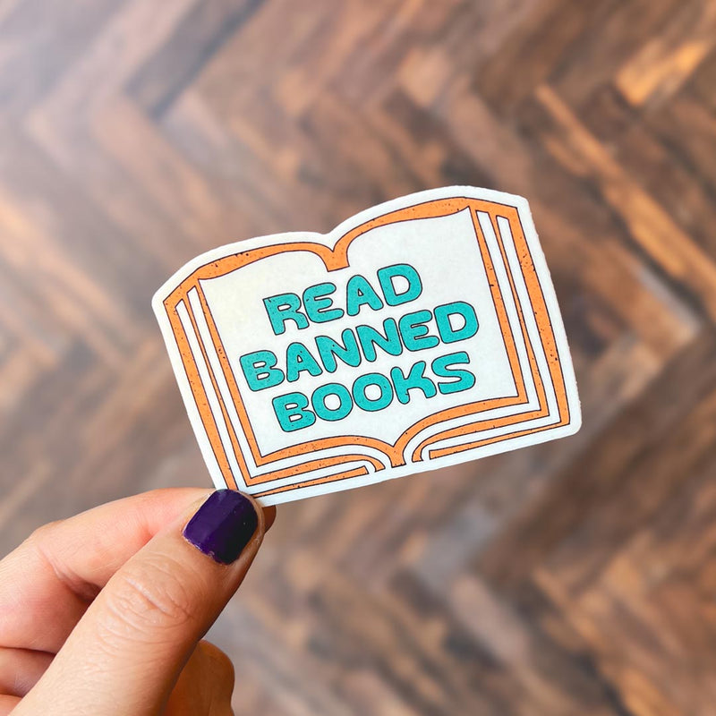 Read Banned Books Sticker