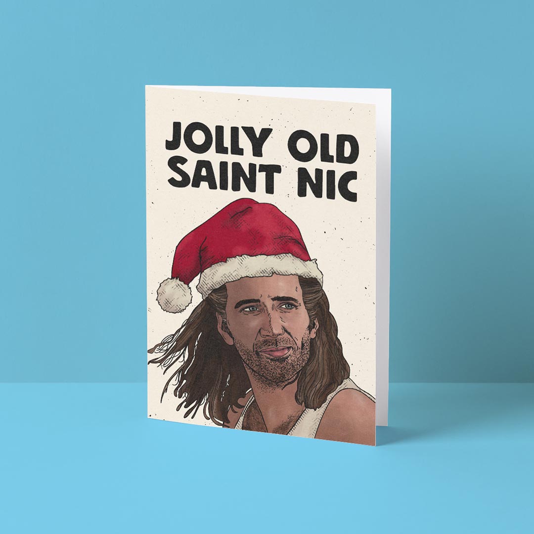 Old Saint Nic Christmas Card