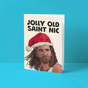 Old Saint Nic Christmas Card