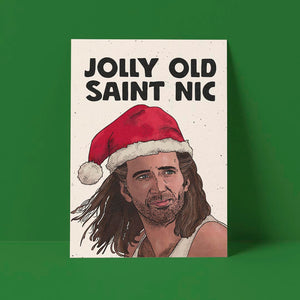 Old Saint Nic Christmas Card