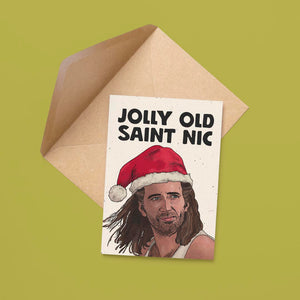 Old Saint Nic Christmas Card