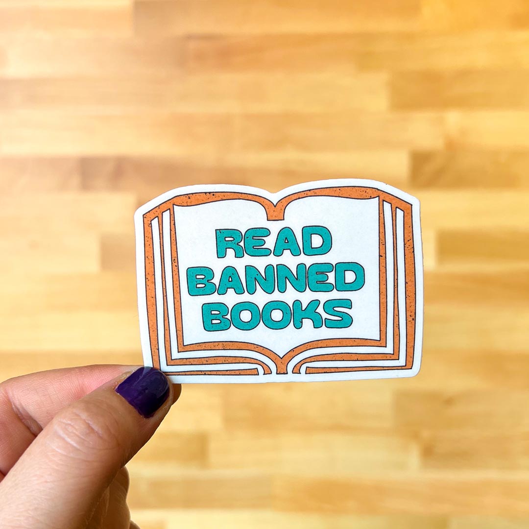 Read Banned Books Sticker