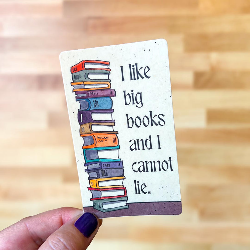 I Like Big Books Sticker