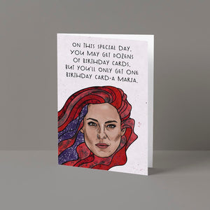 Cara Maria Birthday Card