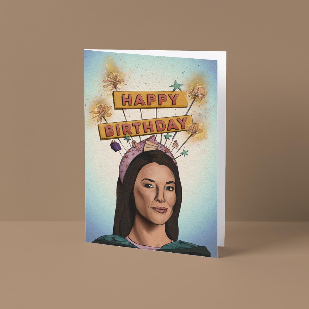 Happy Birthday Headband Card