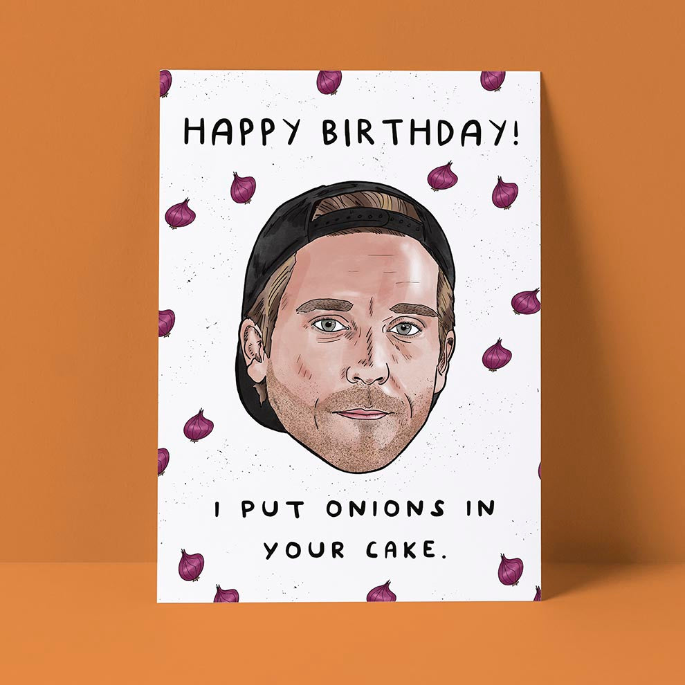 Chef Adam Birthday Card