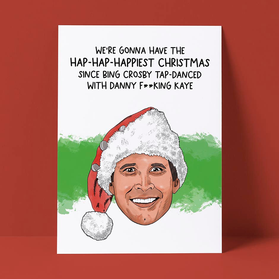 Greeting Card Hap Hap Happiest Christmas Christmas Card 