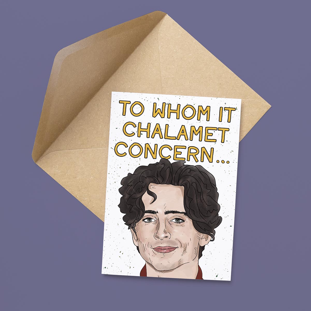 To Whom It Chalamet Concern Card