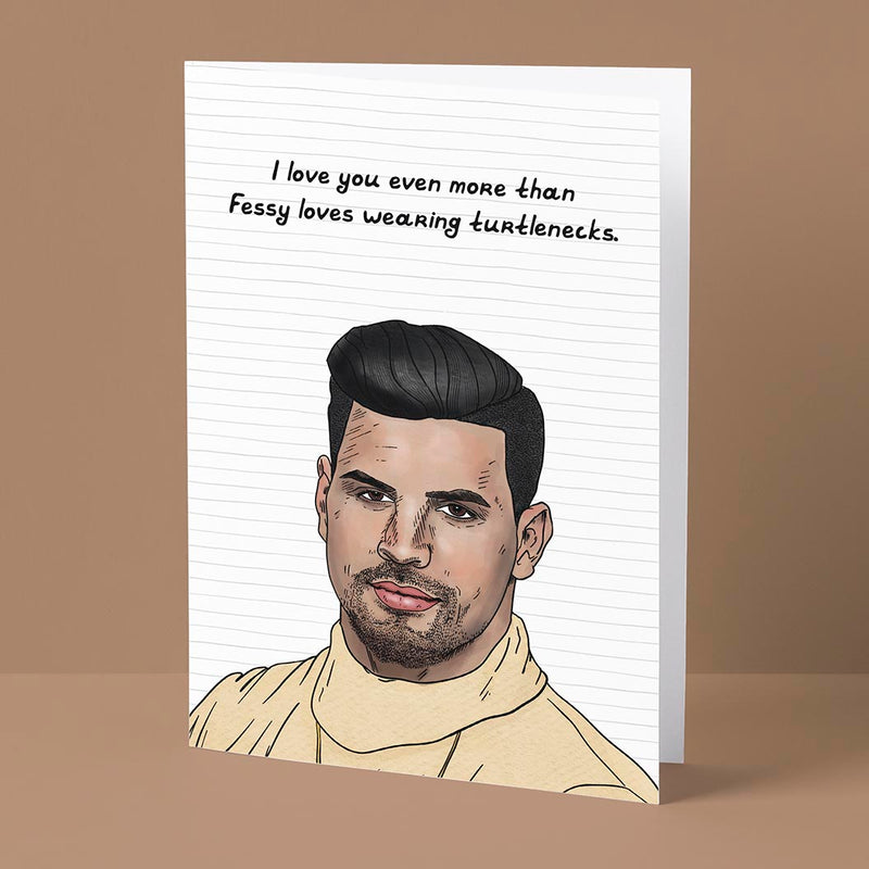 Fessy Turtlenecks Card