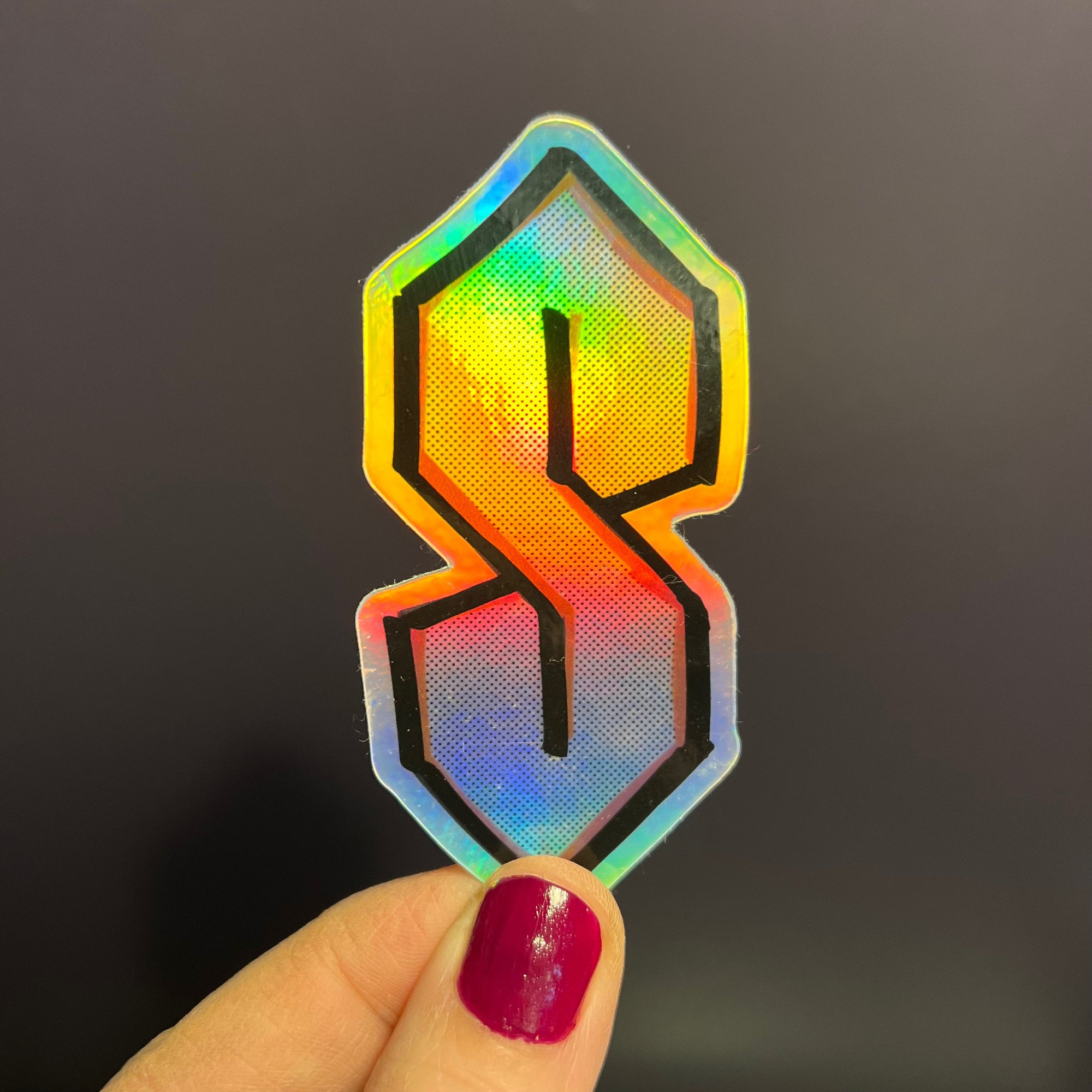 Holographic "Cool S" Sticker