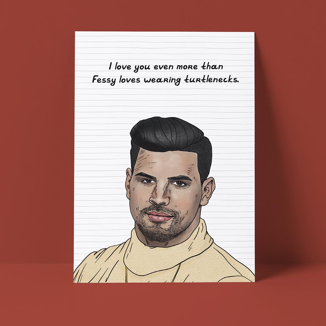 Fessy Turtlenecks Card