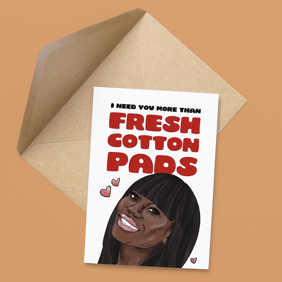 Fresh Cotton Pads Card