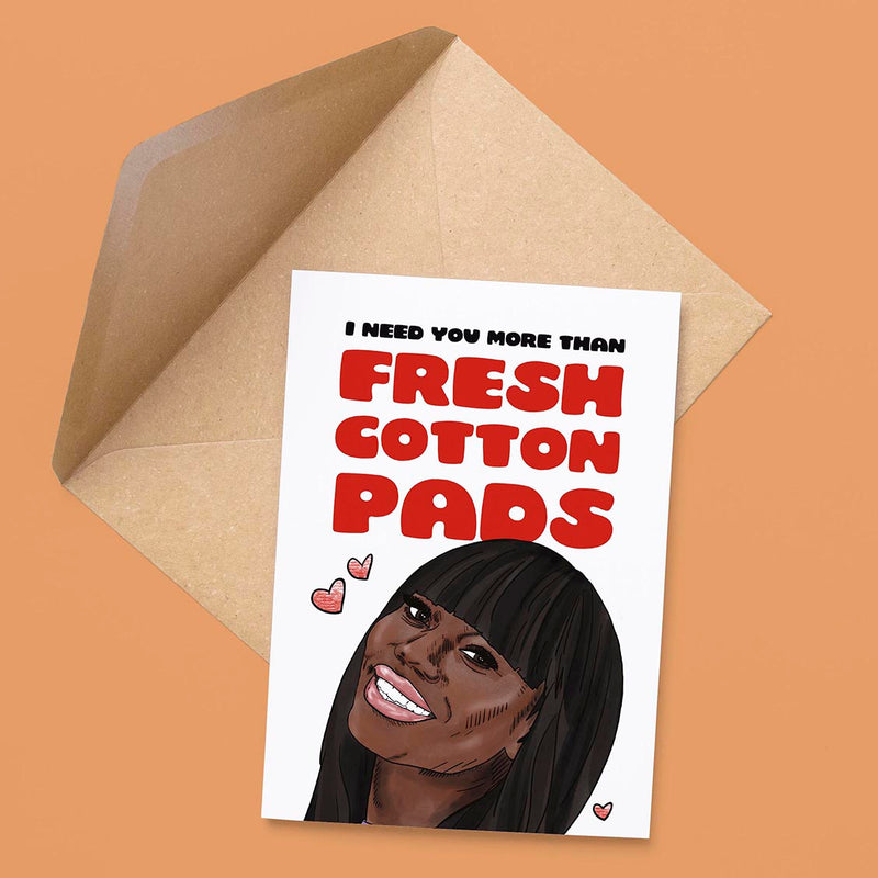 Fresh Cotton Pads Card