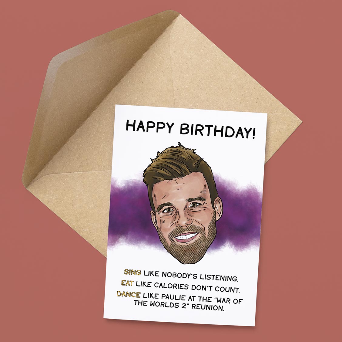 Paulie Birthday Card