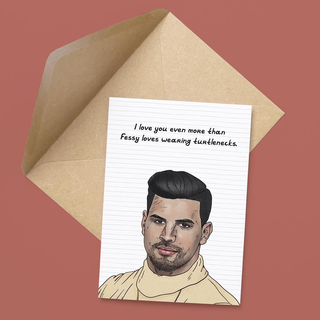 Fessy Turtlenecks Card